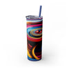 Skinny Tumbler with Straw – 20 oz Stainless Steel Cup