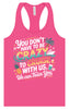 You Don't Have to Be Crazy to Cruise Women's Racerback Tank