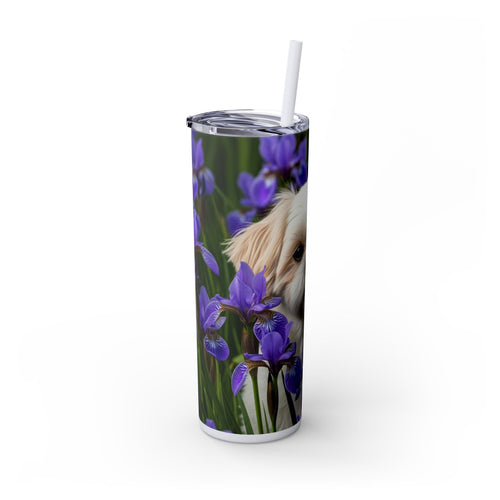 Skinny Tumbler with Straw – 20 oz Stainless Steel Cup