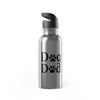Dog Dad Insulated Water Bottle with Straw