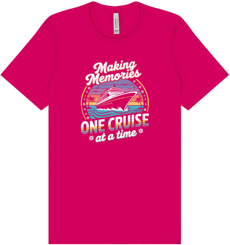 Making Memories, One Cruise at a Time Adult Bella Canvas Shirt