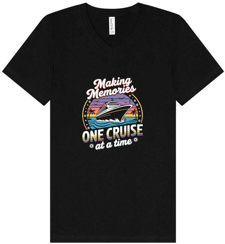 Making Memories, One Cruise at a Time Unisex V-Neck Shirt