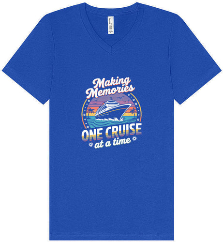 Making Memories, One Cruise at a Time Unisex V-Neck Shirt