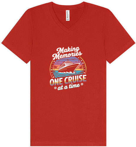 Making Memories, One Cruise at a Time Unisex V-Neck Shirt