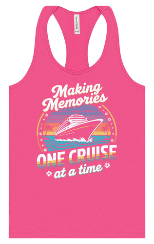 Making Memories, One Cruise at a Time Women's Racerback Tank