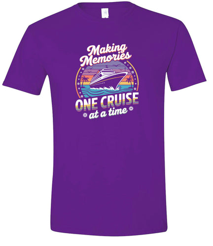 Making Memories, One Cruise at a Time Adult Gildan Soft Shirt