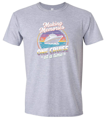 Making Memories, One Cruise at a Time Adult Gildan Soft Shirt