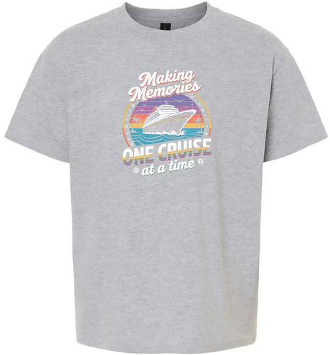 Making Memories, One Cruise at a Time Children's Gildan Soft Shirt