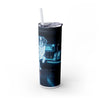 Skinny Tumbler with Straw – 20 oz Stainless Steel Cup