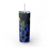 Skinny Tumbler with Straw – 20 oz Stainless Steel Cup