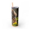 Skinny Tumbler with Straw – 20 oz Stainless Steel Cup