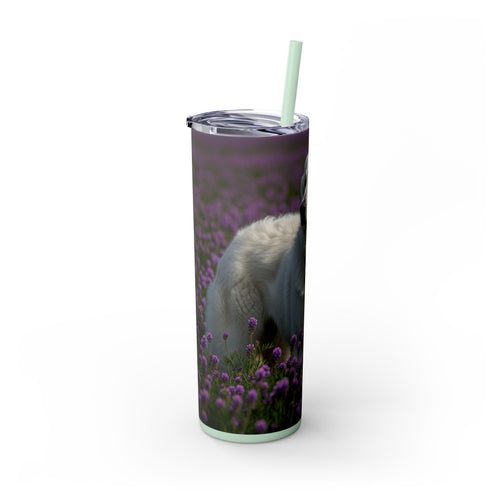 Skinny Tumbler with Straw – 20 oz Stainless Steel Cup
