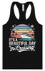 Beautiful Day for Cruising Women's Racerback Tank