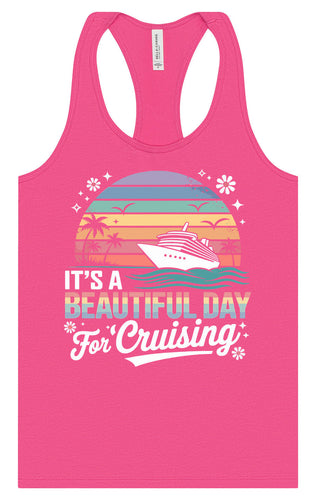 Beautiful Day for Cruising Women's Racerback Tank