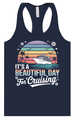Beautiful Day for Cruising Women's Racerback Tank