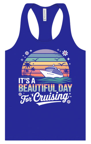 Beautiful Day for Cruising Women's Racerback Tank