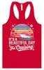 Beautiful Day for Cruising Women's Racerback Tank