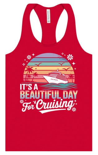 Beautiful Day for Cruising Women's Racerback Tank