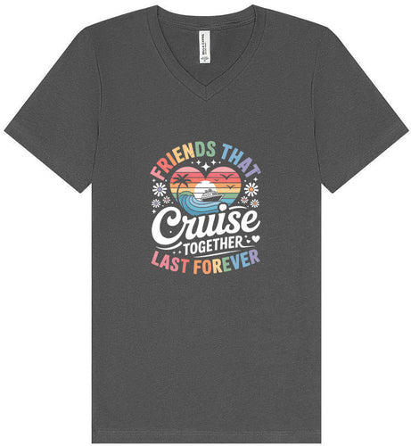 Friends That Cruise Together Unisex V-Neck Shirt