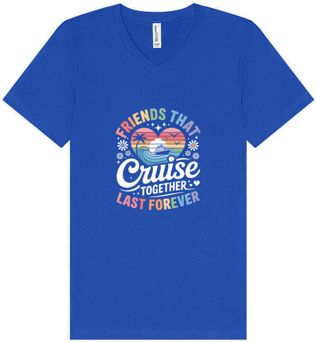 Friends That Cruise Together Unisex V-Neck Shirt