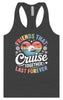 Friends That Cruise Together Women's Racerback Tank