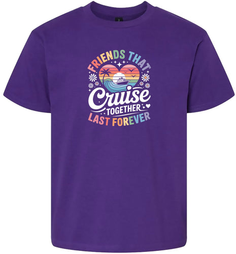 Friends That Cruise Together Children's Gildan Soft Shirt