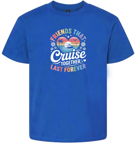 Friends That Cruise Together Children's Gildan Soft Shirt