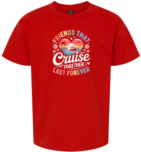 Friends That Cruise Together Children's Gildan Soft Shirt