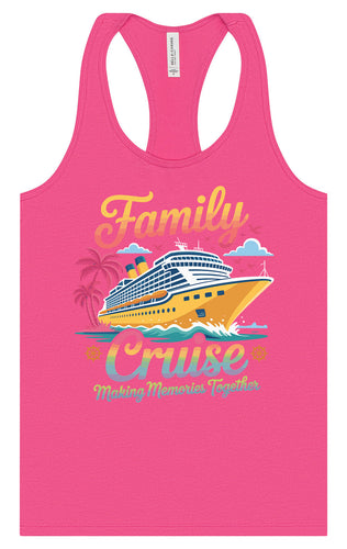 Family Cruise Women's Racerback Tank