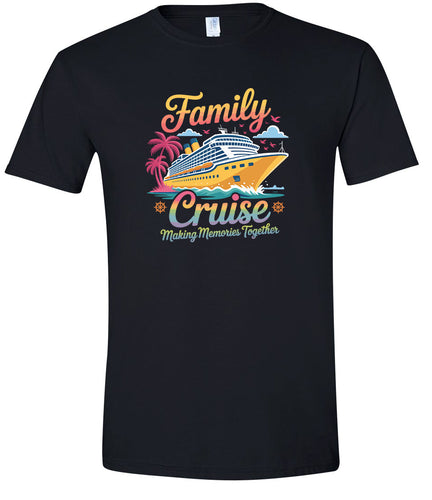Family Cruise Adult Gildan Soft Shirt
