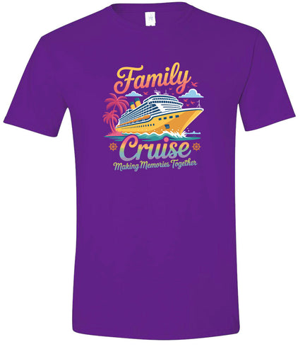 Family Cruise Adult Gildan Soft Shirt