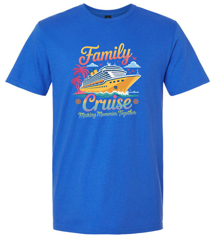 Family Cruise Adult Gildan Soft Shirt