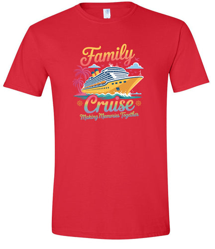 Family Cruise Adult Gildan Soft Shirt