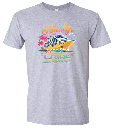 Family Cruise Adult Gildan Soft Shirt