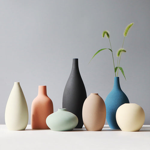 Morandi Decoration Vase Living Room Decoration Small Decoration Nordic Ceramic Home Bedroom Desktop Flower