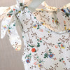 Girls Fashion Western Style Sleeveless Sling Floral Dress