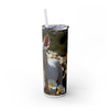 Skinny Tumbler with Straw – 20 oz Stainless Steel Cup