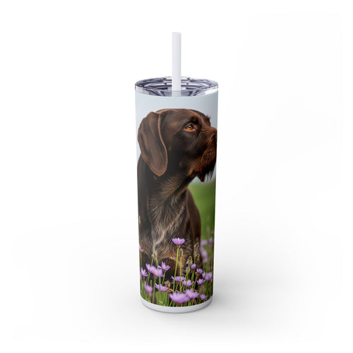 Skinny Tumbler with Straw – 20 oz Stainless Steel Cup