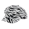 Horse Pattern Octagonal Cap Fashion All-match PU Leather Cap