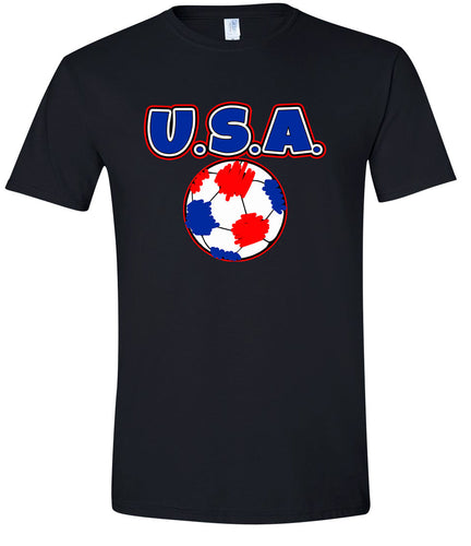 USA Soccer Adult Gildan Soft Shirt