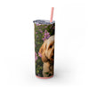 Skinny Tumbler with Straw – 20 oz Stainless Steel Cup