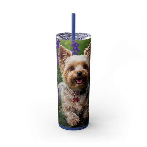 Skinny Tumbler with Straw – 20 oz Stainless Steel Cup