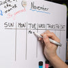 A4 Size Magnetic Whiteboard Fridge er Dry Erase White Board