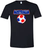 Australia Soccer Adult Gildan Soft Shirt