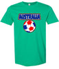 Australia Soccer Adult Gildan Soft Shirt