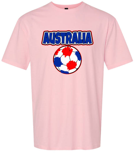 Australia Soccer Adult Gildan Soft Shirt