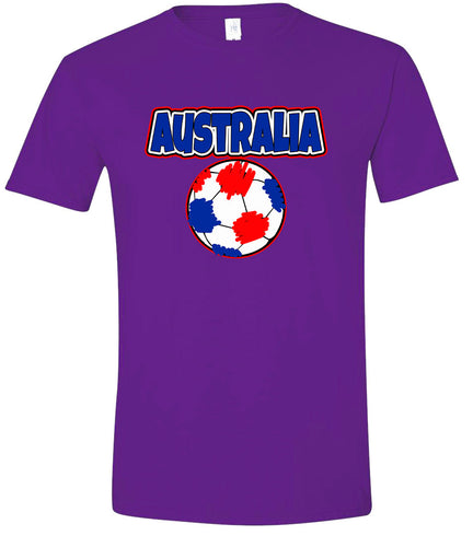 Australia Soccer Adult Gildan Soft Shirt