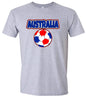Australia Soccer Adult Gildan Soft Shirt