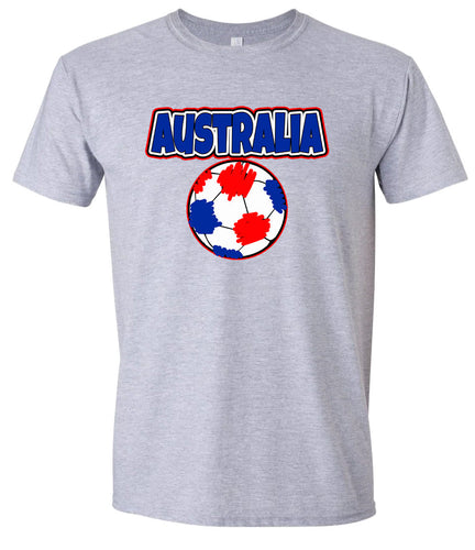 Australia Soccer Adult Gildan Soft Shirt