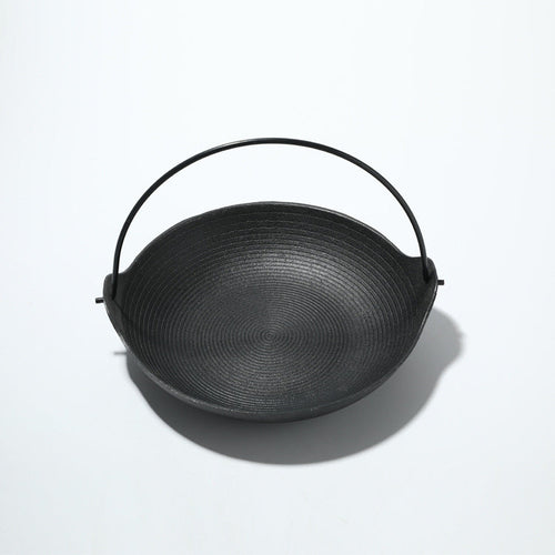 Cast Iron Barbecue Charcoal Oven Japanese Shouxi Hanging Pot Single Dry Pot Solid Alcohol Oven Household Square Stove Small Hot Pot